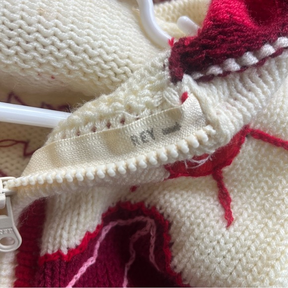 Gorgeous Handmade Fina Estampa Peru Collezione Baby Toddler ZipUp Sweater Knit 2 - Picture 9 of 10